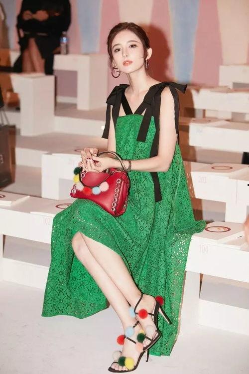颜色绿色吃瓜裙,绿色吃瓜裙时尚解析