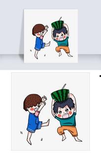 吃瓜群众卡通漫画,漫画中的欢乐与智慧